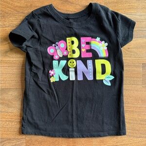🌼5/$10🌼The Children's Place Black Tee with Colorful Graphic 4t